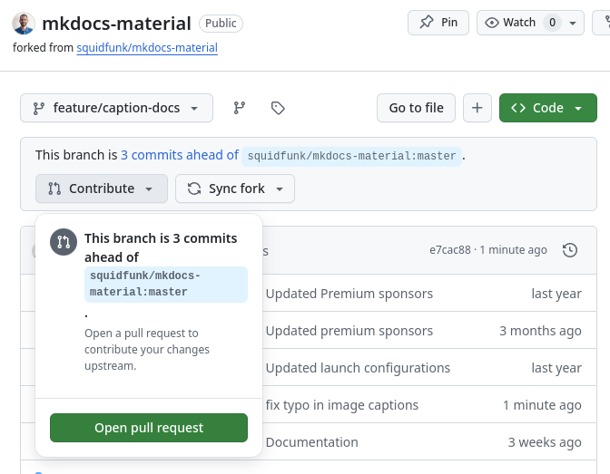 Creació d'un Pull Request