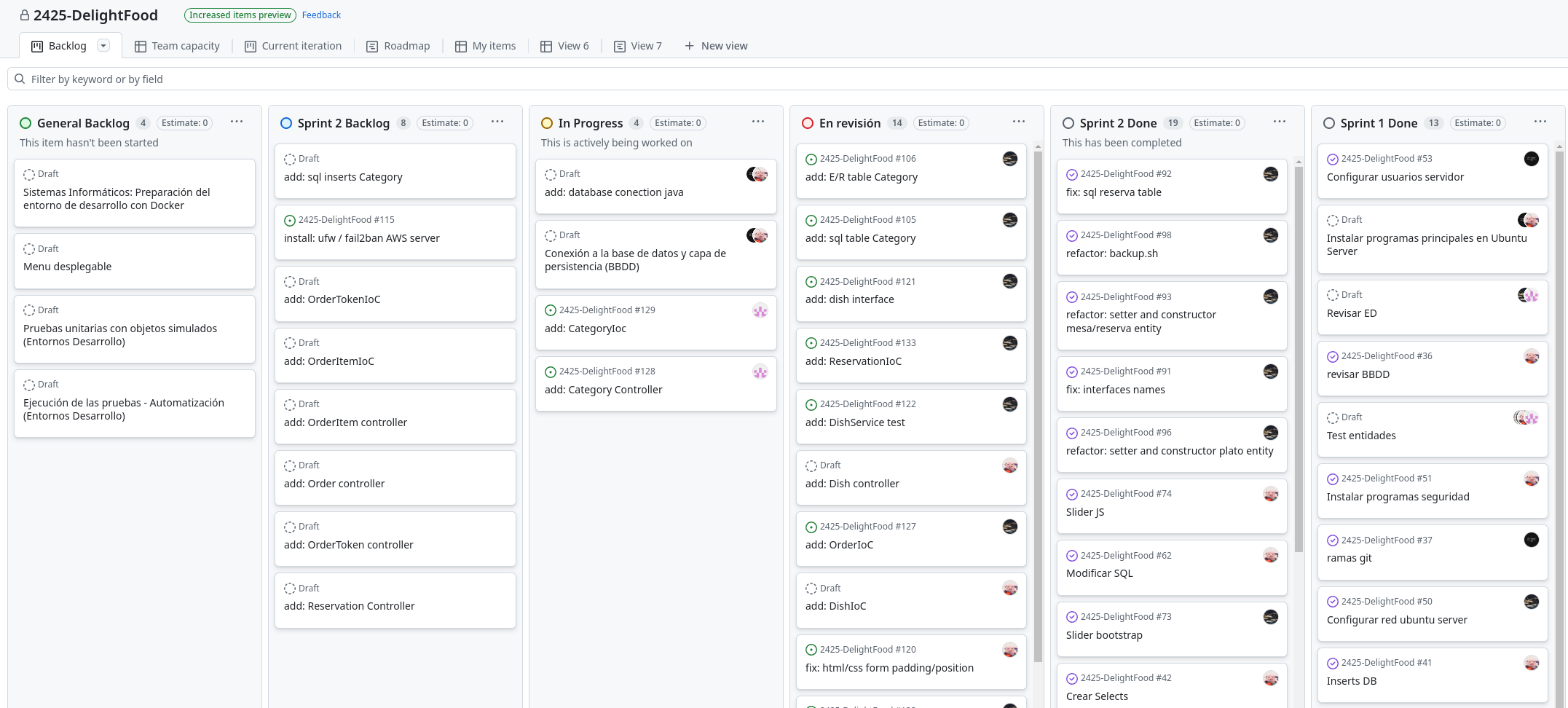 Exemple de projecte en un repositori de GitHub utilitzat a l'aula
