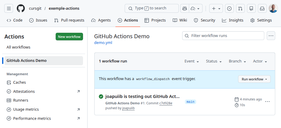 Execució manual d'una automatització