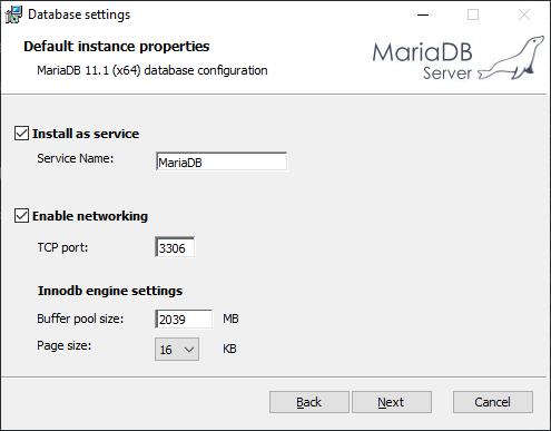 Service Name and Port