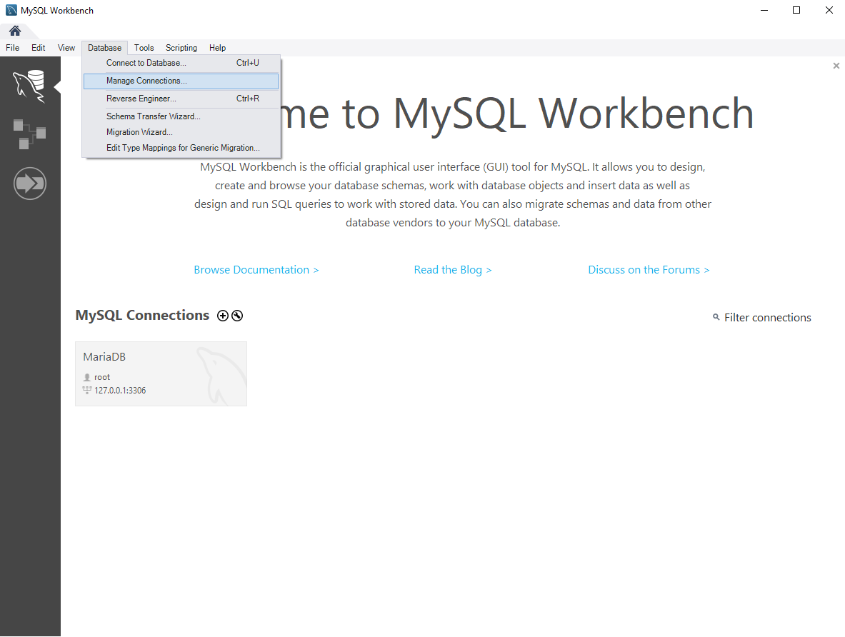 MySQL Workbench