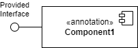 Provided interface