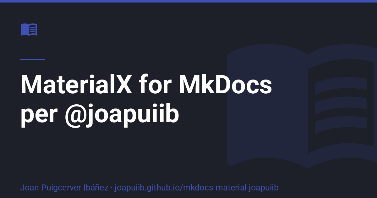 Targeta social de Material joapuiib